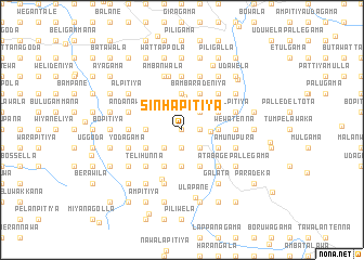 map of Sinhapitiya