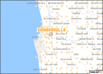 map of Sinharamulla
