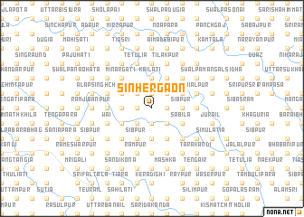 map of Sinhergaon