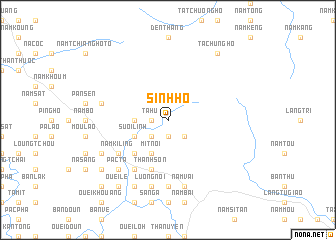 map of Sinh Ho