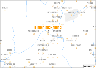 map of Sin-hnin-chaung