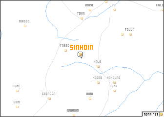 map of Sinhoin