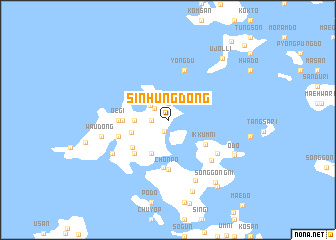 map of Sinhung-dong