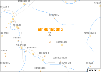 map of Sinhŭng-dong