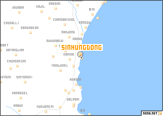 map of Sinhŭng-dong