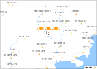 map of Sinhŭng-dong