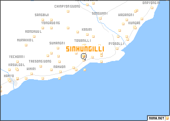 map of Sinhŭng il-li