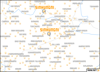 map of Sinhŭng-ni