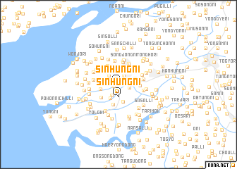 map of Sinhŭng-ni
