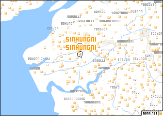 map of Sinhŭng-ni