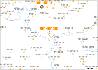 map of Sinhŭng-ni