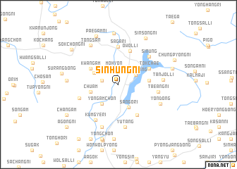 map of Sinhŭng-ni