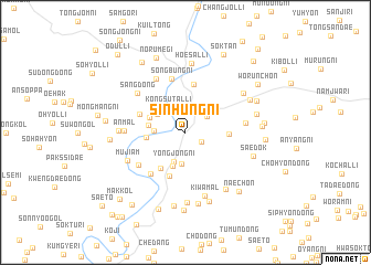 map of Sinhŭng-ni