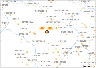 map of Sinhŭng-ni