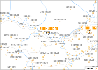 map of Sinhŭng-ni