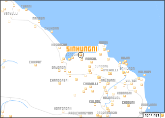 map of Sinhŭng-ni