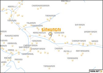 map of Sinhŭng-ni