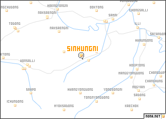 map of Sinhŭng-ni