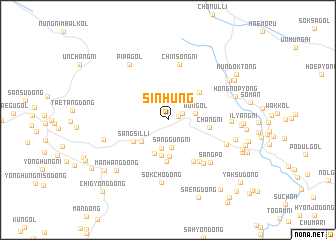 map of Sinhŭng