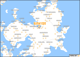 map of Sinhyŏn