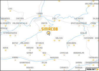 map of Sîniacob