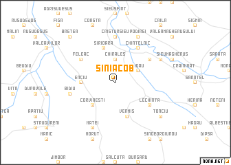 map of Sîniacob