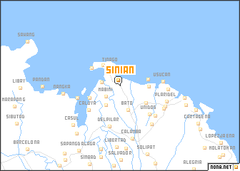 map of Sinian