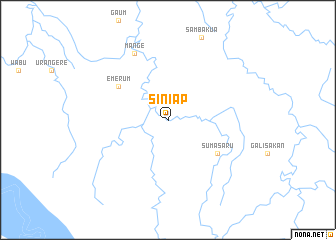 map of Siniap