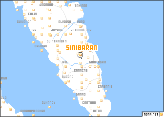 map of Sinibaran