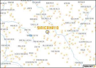 map of Sinica Mayo