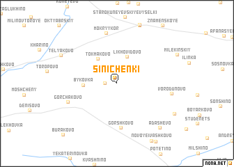 map of Sinichenki