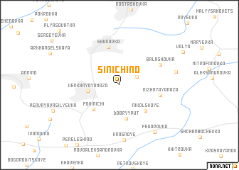 map of Sinichino