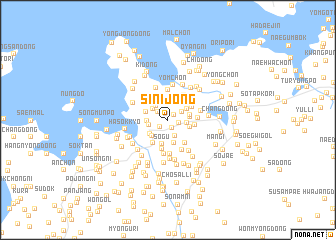 map of Sinijong
