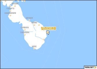 map of Sinikima
