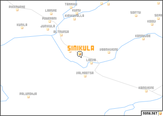 map of Siniküla