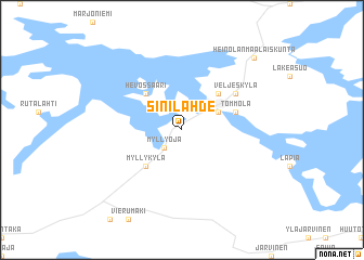 map of Sinilähde