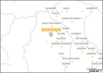 map of Sinimsigin