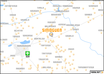 map of Sinioguen