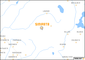 map of Sinipata