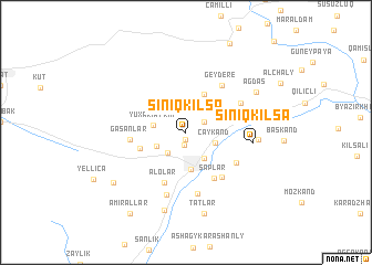 map of Sınıqkilsǝ