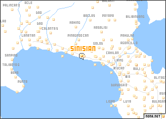 map of Sinisian