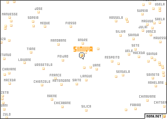 map of Siniva