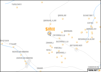 map of Şınıx