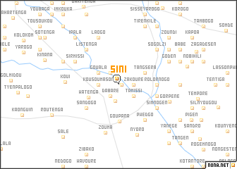 map of Sini