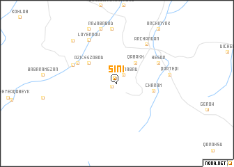 map of Sīnī