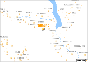 map of Sinjac