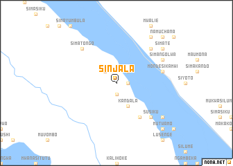 map of Sinjala