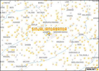 map of Sinjaliānda Bānda