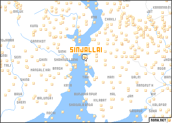 map of Sinjāllai