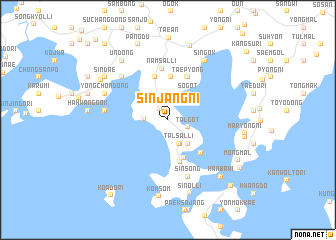 map of Sinjang-ni